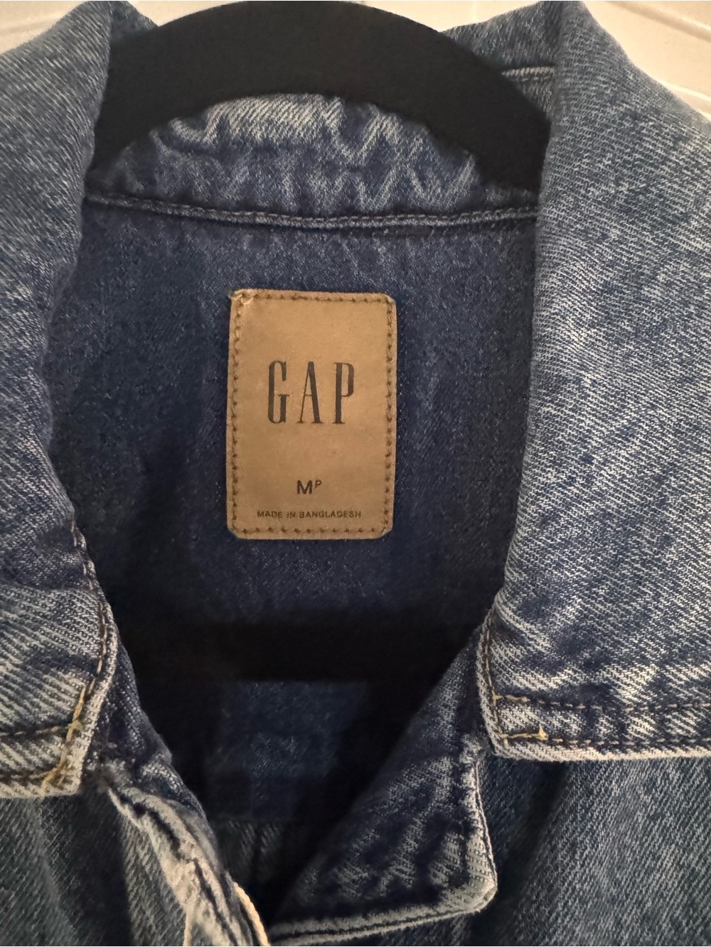 Gap Kimono Denim Wrap Jacket with Tie Belt - Blue 0049 - Picture 3 of 3